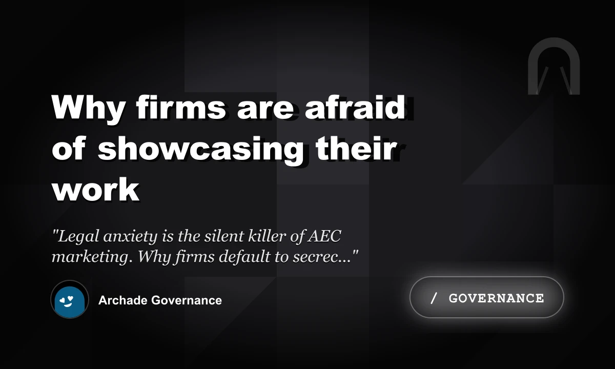 Why Firms Are Afraid of Showcasing Their Work