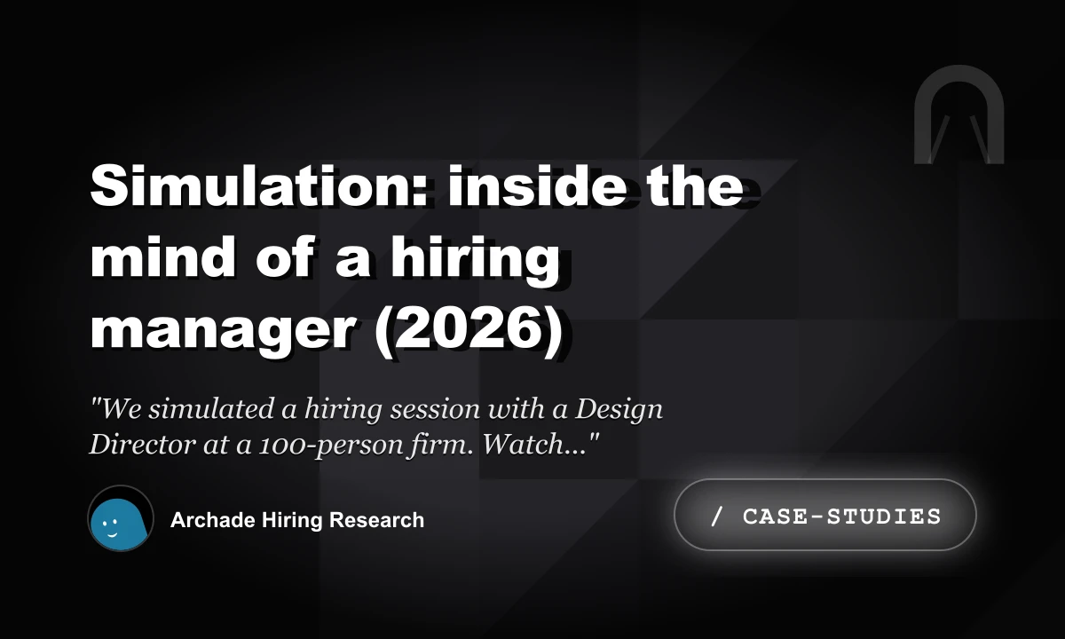 Simulation: Inside the Mind of a Hiring Manager (2026)