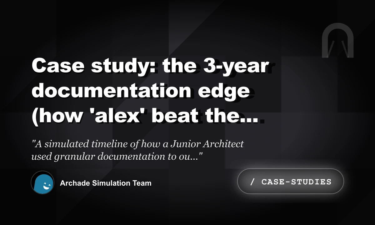 Case Study: The 3-Year Documentation Edge (How 'Alex' Beat the Nepotism Hire)