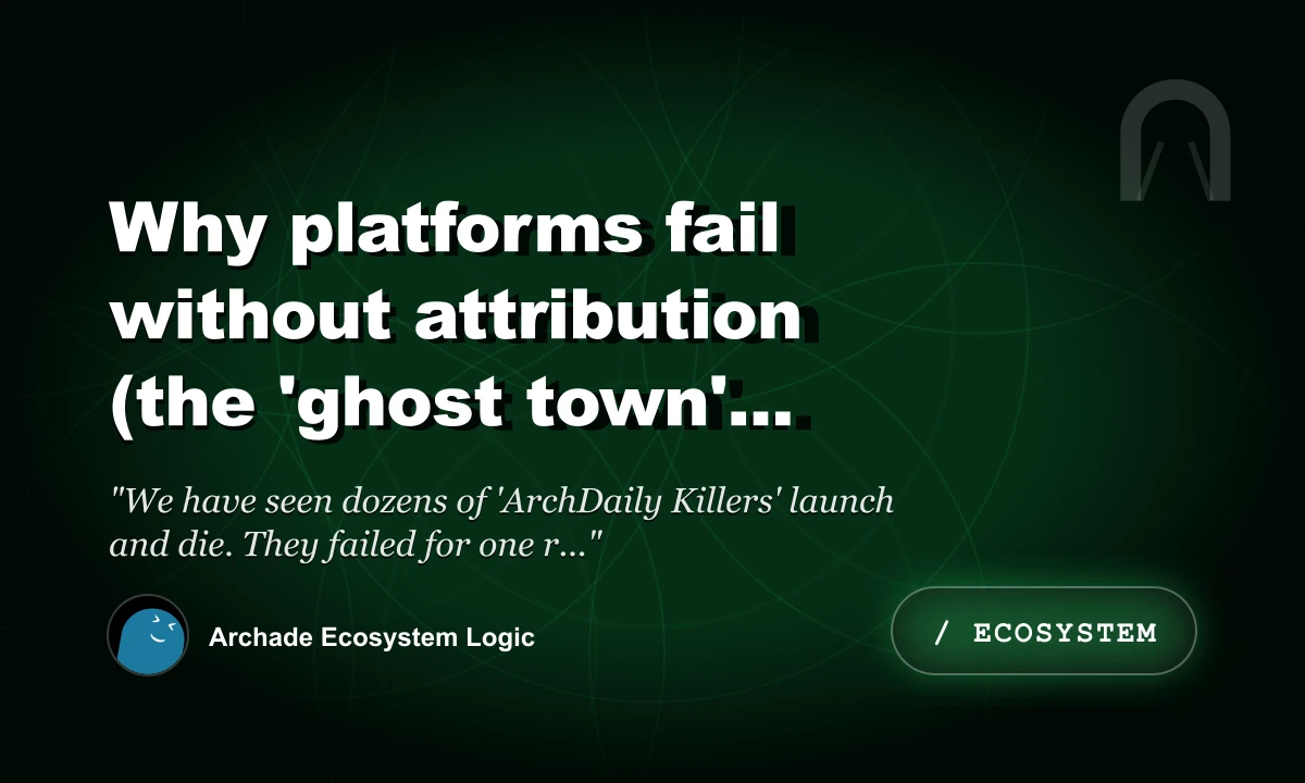 Why Platforms Fail Without Attribution (The 'Ghost Town' Effect)
