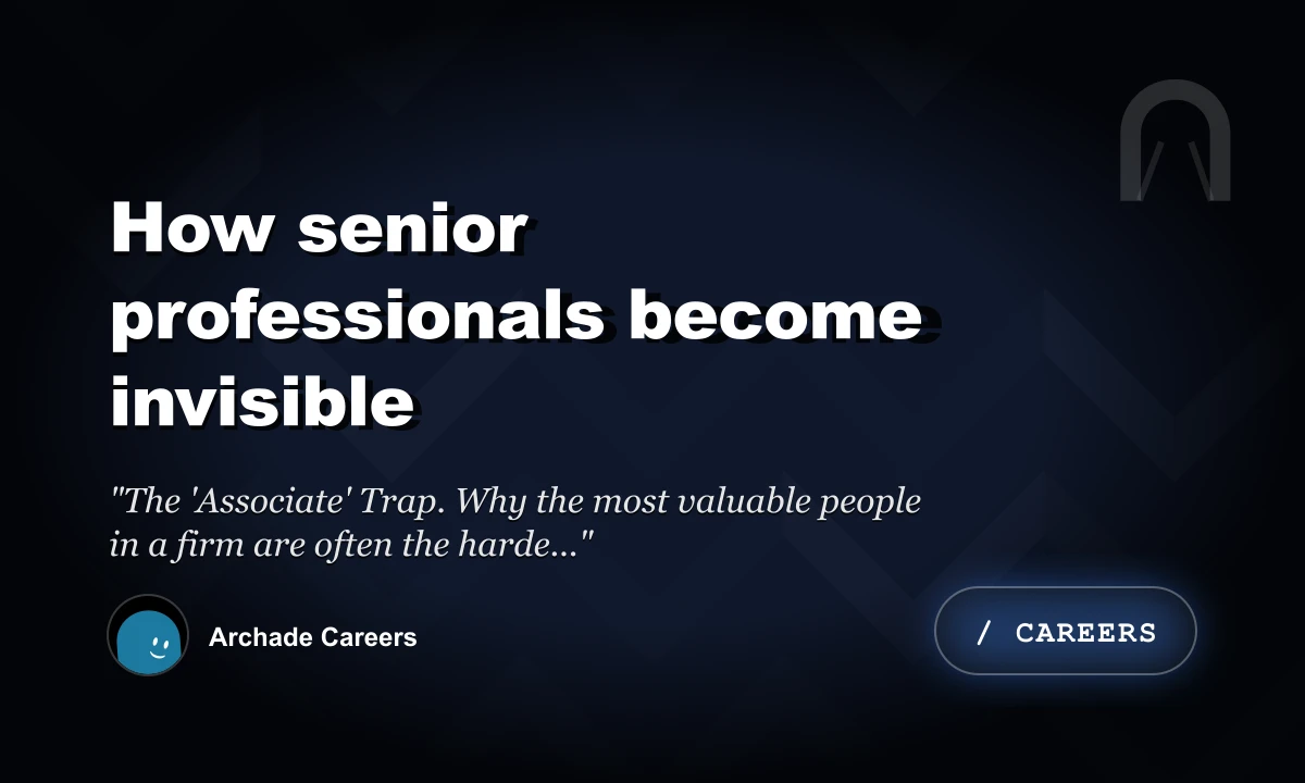 How Senior Professionals Become Invisible