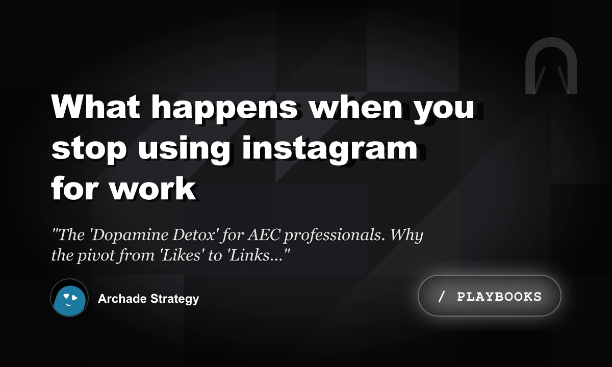 What Happens When You Stop Using Instagram for Work