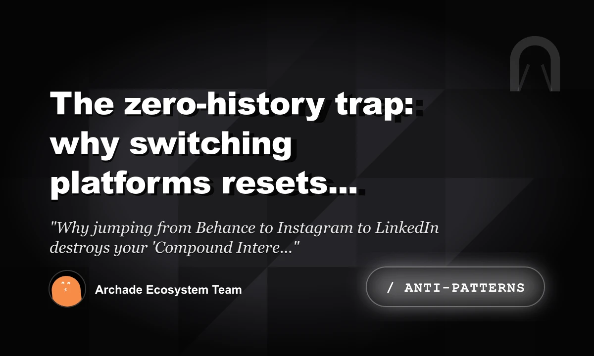 The Zero-History Trap: Why Switching Platforms Resets Credibility