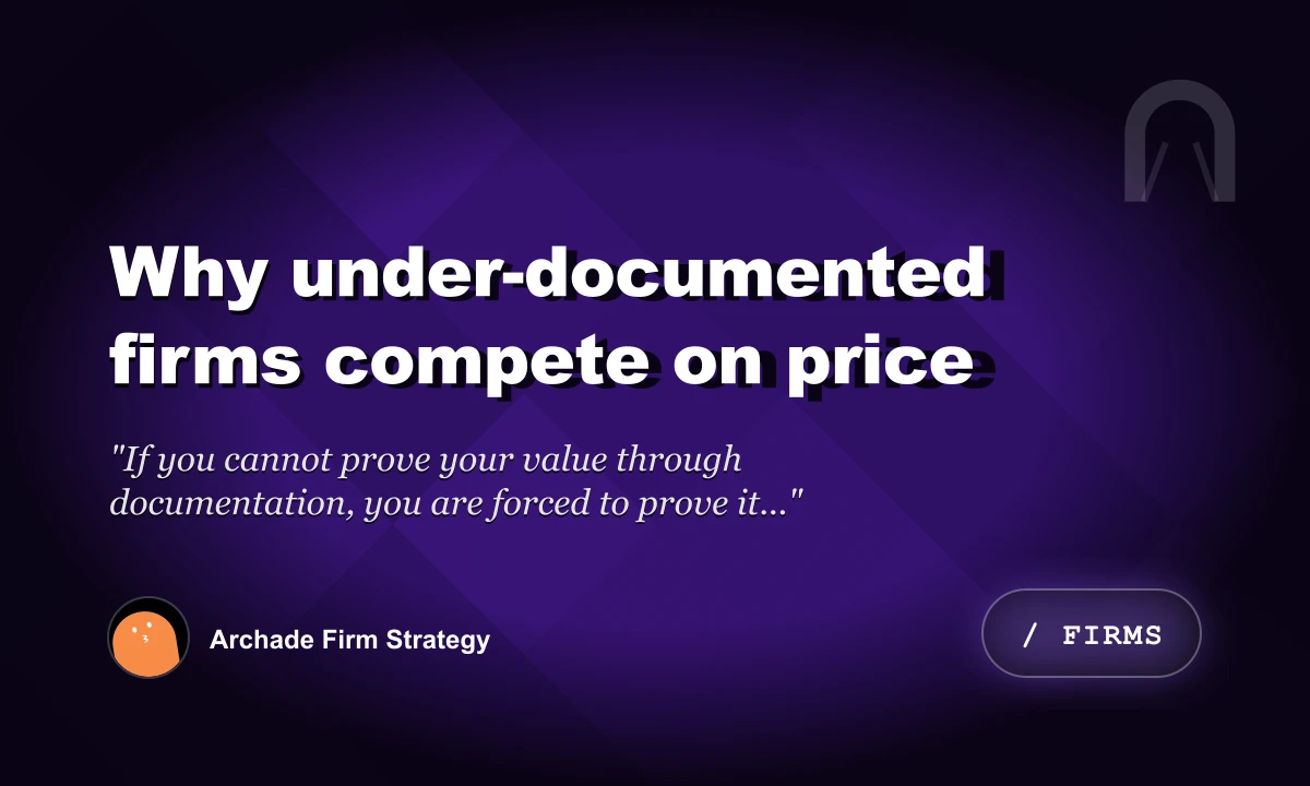 Why Under-Documented Firms Compete on Price