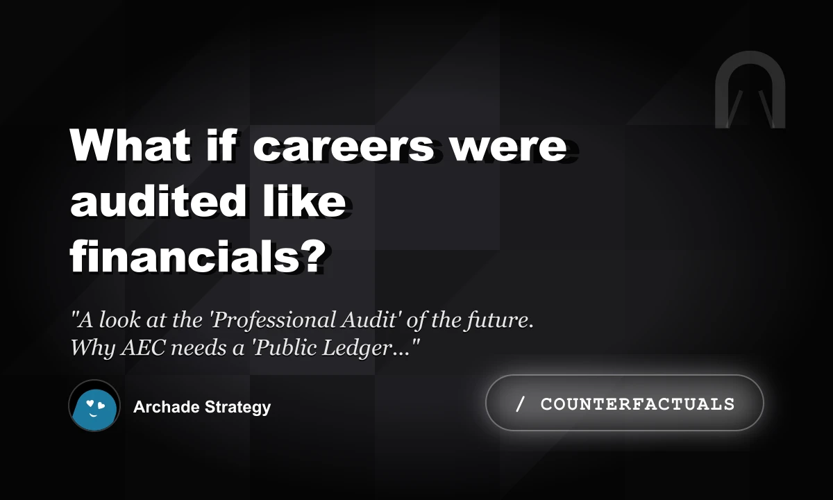 What If Careers Were Audited Like Financials?