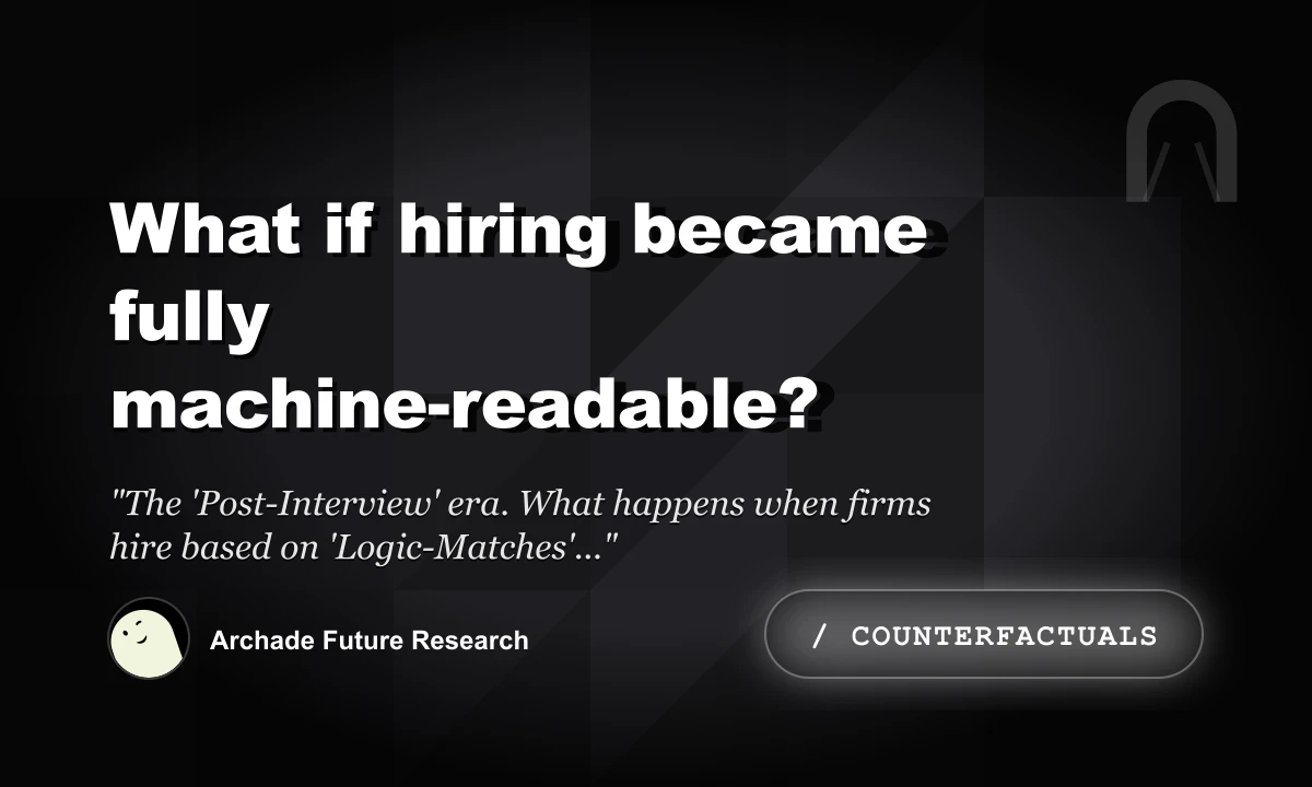 What If Hiring Became Fully Machine-Readable?