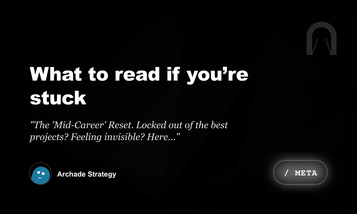 What to Read If You’re Stuck