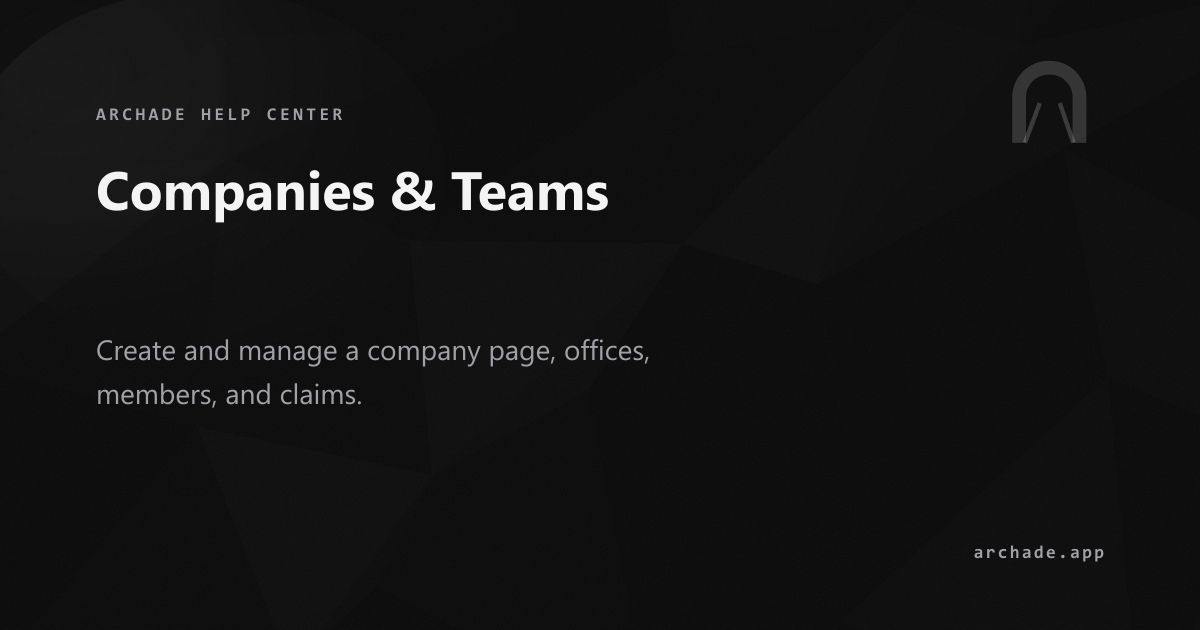 Companies & Teams