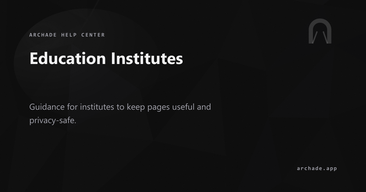 Education Institutes